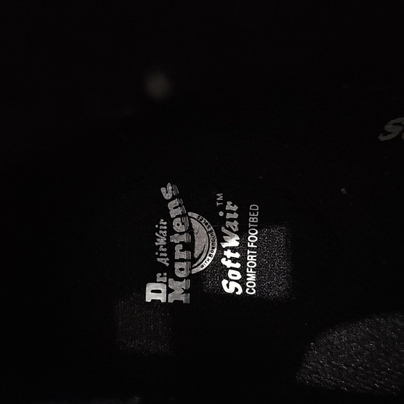 Dr. Martens Black Combat Boots - Picture 3 of 4